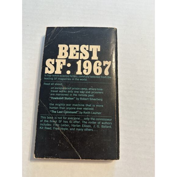The Best of 1967, a sci fi anthology First Edition/ PB/ Berkley Books VTG - Picture 2 of 7